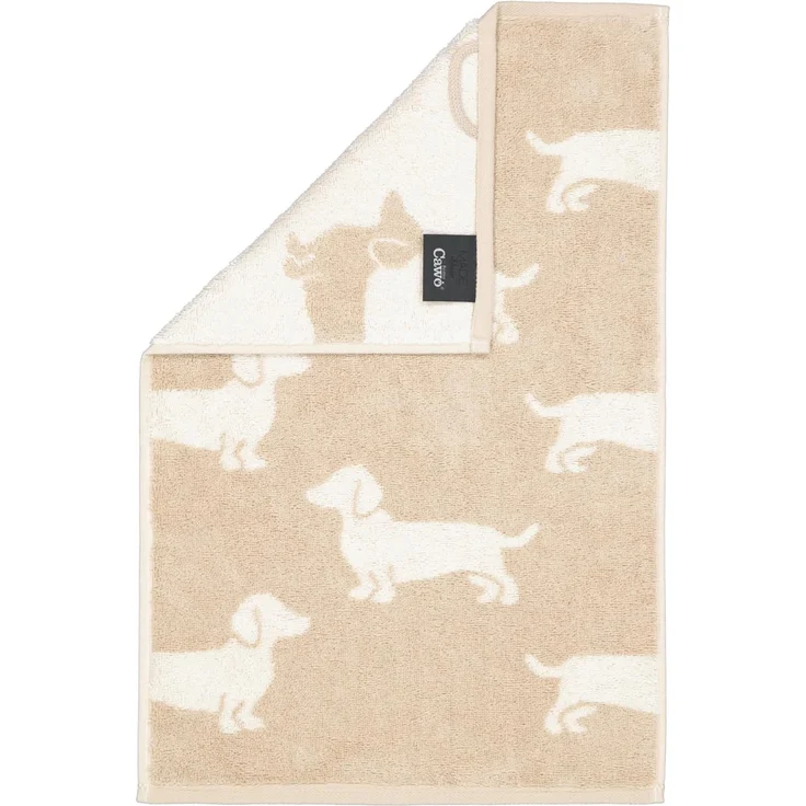 Cawö Handtuch Cawö Gästetuch, Handtuch oder Duschtuch We love Dogs 6246, 100% Baumwolle – Bild 1