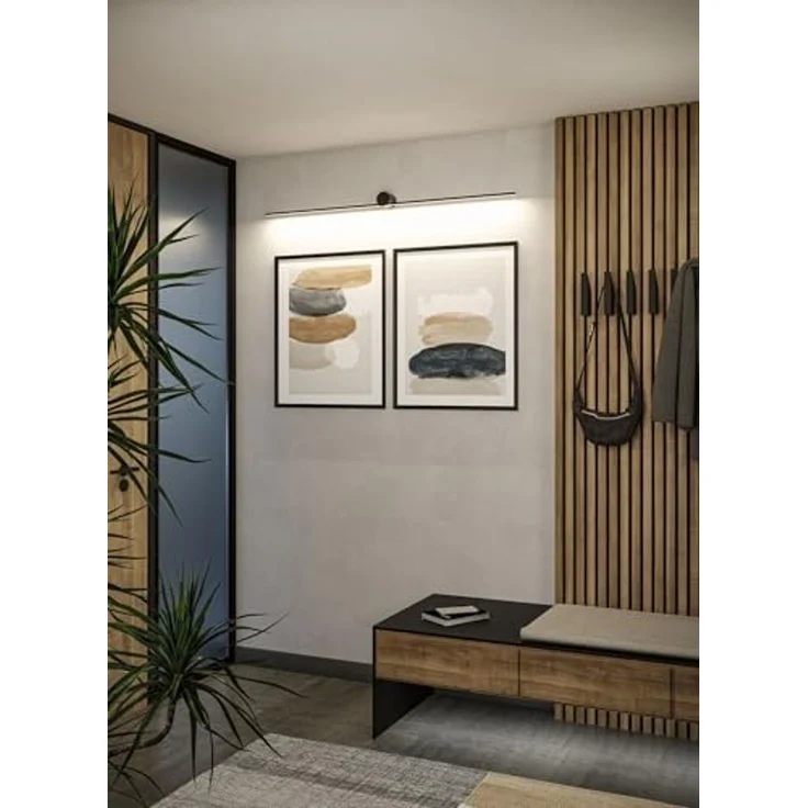 Paulmann 75413 LED Spiegelleuchte Sava 120cm 3000K Schwarz IP44 – Bild 7