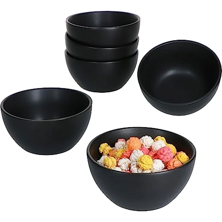 MamboCat Dipschale 6x London Lampart Nero Kattegat Snack- & Dip-Schälchen 150ml Ø10cm, Steingut – Bild 1