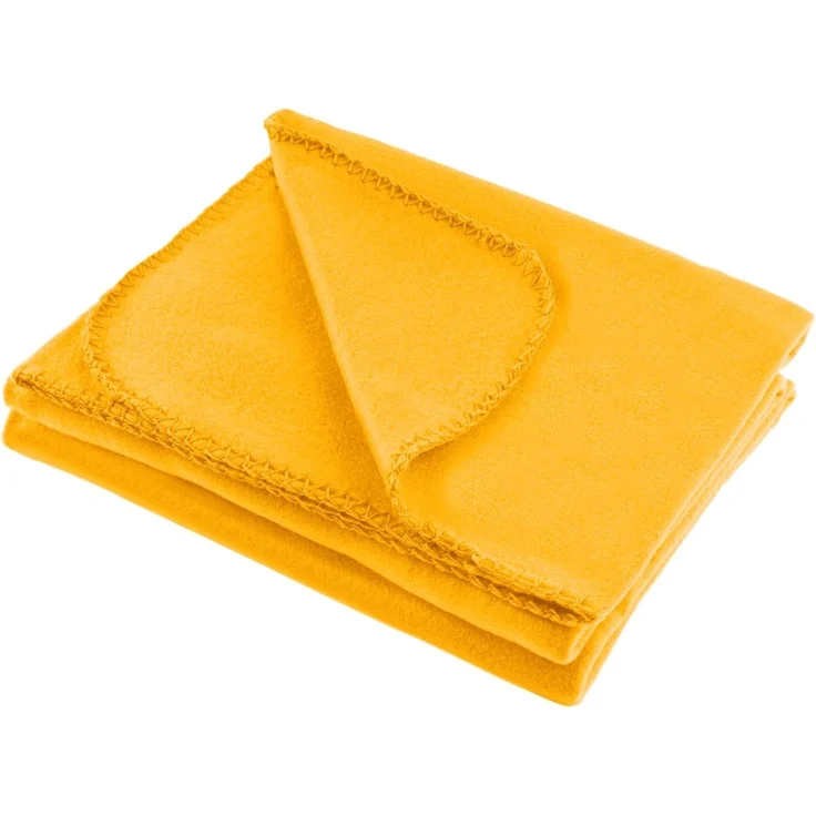 Teesa Polar-Decke 130x150 cm TEESA - gelb – Bild 2