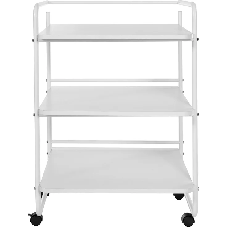 CLP Gerätewagen PL902 mit Rollen und drei Ablageflächen,weiß – Bild 7