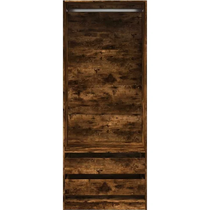 vidaXL Kleiderschrank Räuchereiche 80x50x200 cm Holzwerkstoffs 3307751 – Bild 4