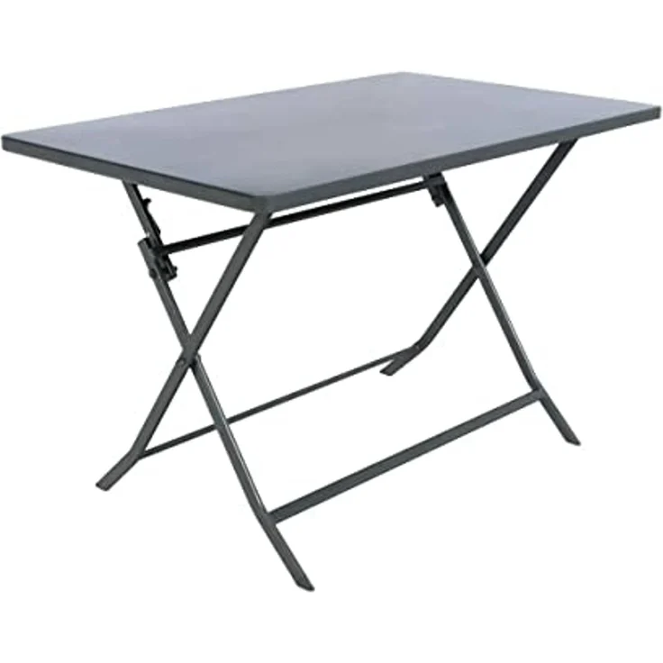 Hespéride - Rechteckiger klappbarer Gartentisch Greensboro Graphitgrau - 4 Plätze - Graphitgrau – Bild 5