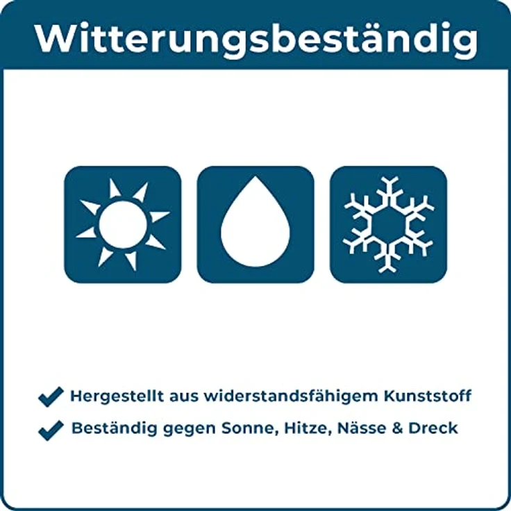 Blome Gartenbank Helgoland braun 3-Sitzer – Bild 5