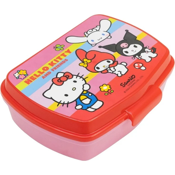 Hello Kitty Kinder Brotdose – Lunchbox Pausenbox Schulbrotbox – Bild 1