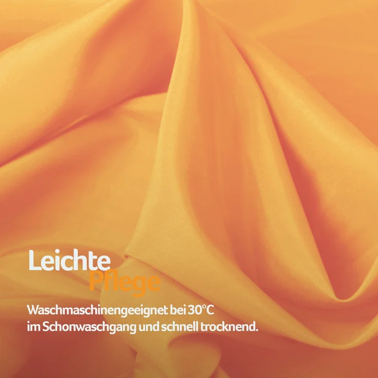 Bestlivings Blickdichte, Gardine mit Ösen, in vielen Größen und Farben Hellorange 140x245 cm – Bild 9