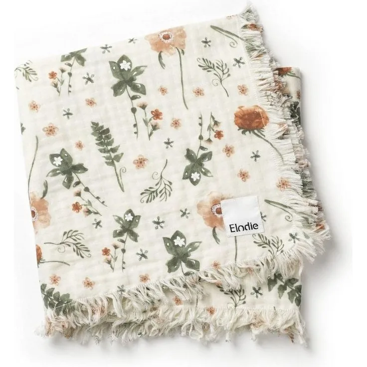 Babydecke Soft Cotton Decke - Meadow Blossom, Elodie