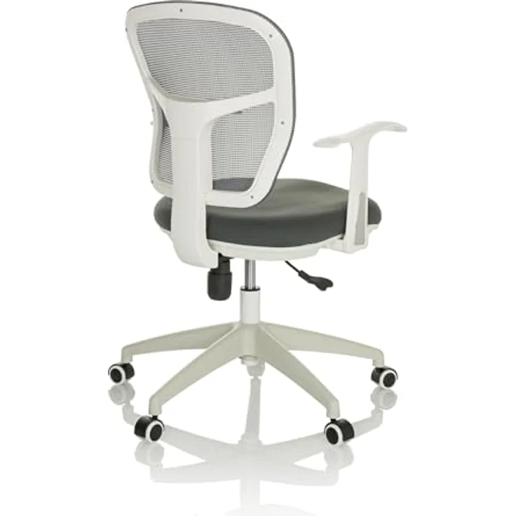 MID.YOU Mid.you Drehstuhl, Grau, Textil, drehbar, 68x90-97x68 cm, für Arbeitszimmer – Bild 6