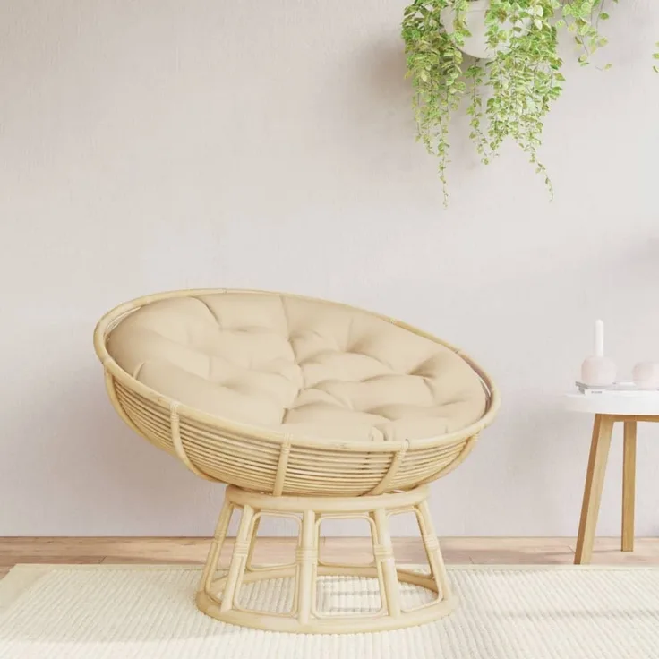 vidaXL Kissen Rund Beige Ø 100x11 cm Oxford-Gewebe 361965