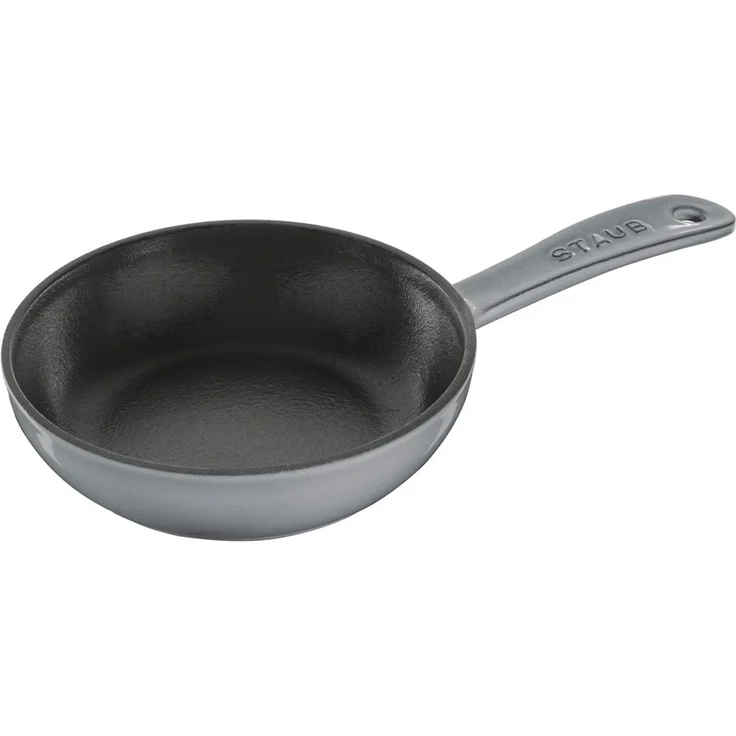 Staub Pans Bratpfanne 16 cm, Gusseisen, Graphit-Grau