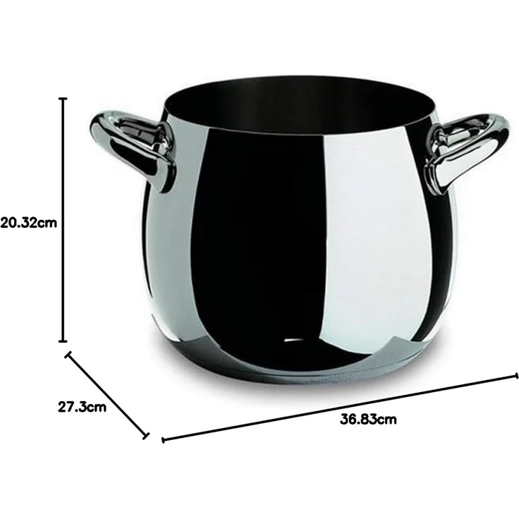 Alessi Kochtopf Mami, 18/8 Edelstahl (Packung) – Bild 5