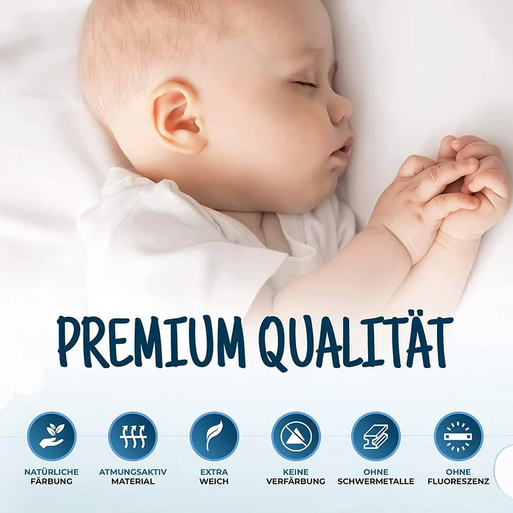 Omilion Baby Musselin Waschlappen aus Baumwolle 18 Stück, Kinderservietten, Baby Handtücher Set für Neugeborene, Weiche Baby Gesichtstücher und Badetuch, Weich und atmungsaktiv – Bild 3