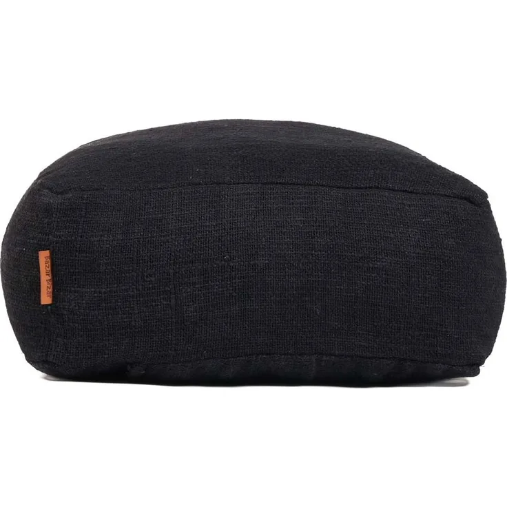 Der Comfy Pouf - Schwarz - Schwarz - 60x60x25cm