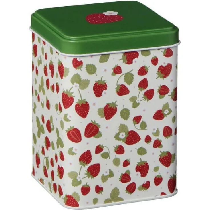 Ib Laursen Keksdose Ib Laursen Aufbewahrungsdose Keksdose Erdbeeren Viereckig