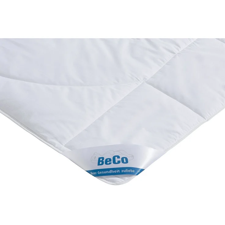 Beco Microfaserbettdecke Medibett, Bettdecken für Sommer und Winter, in drei Bezugsvarianten, Füllung: Polyester, Bezug: Baumwolle, Microfaser "Made in Green" oder Polyester, Bettdecke 135x200 cm, allergiker geeignet (Hausstauballergiker) – Bild 2