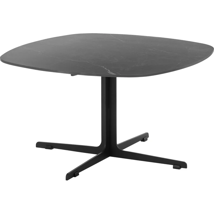 Couchtisch >Aiden< in anthrazit Steinoptik, schwarz - 80x45x80 (BxHxT) – Bild 1
