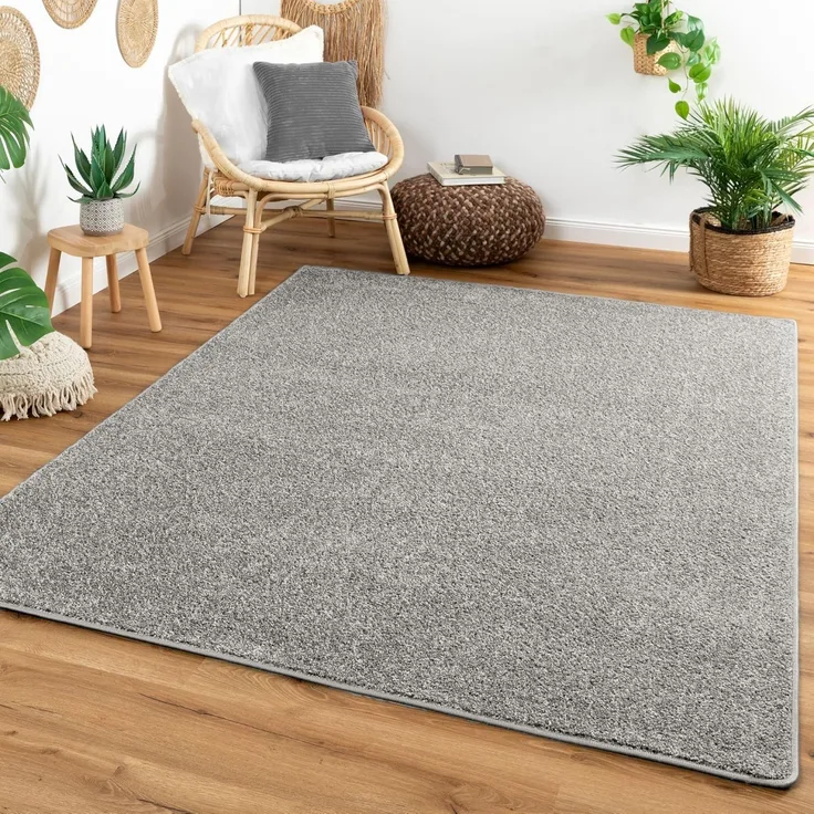 Designerteppich Cambridge, Farbe: grau, Größe: 100x200 cm