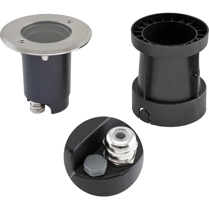 EVN Bodeneinbauleuchte rund IP67-GU10 35W/230V 679235EV