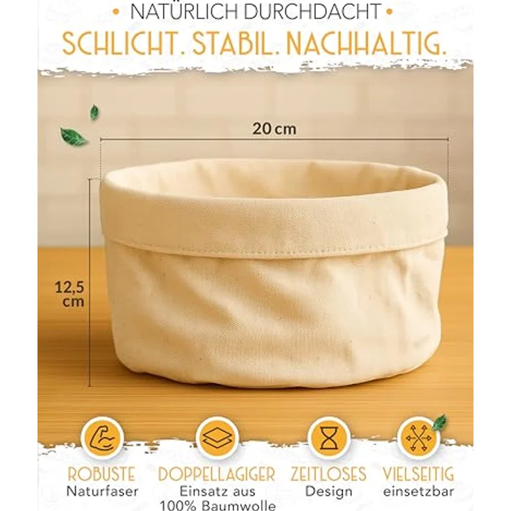 Krustenzauber Brotkasten Moderner Brotkorb & Brotkasten zur Brotaufbewahrung für frisches Brot – Bild 4