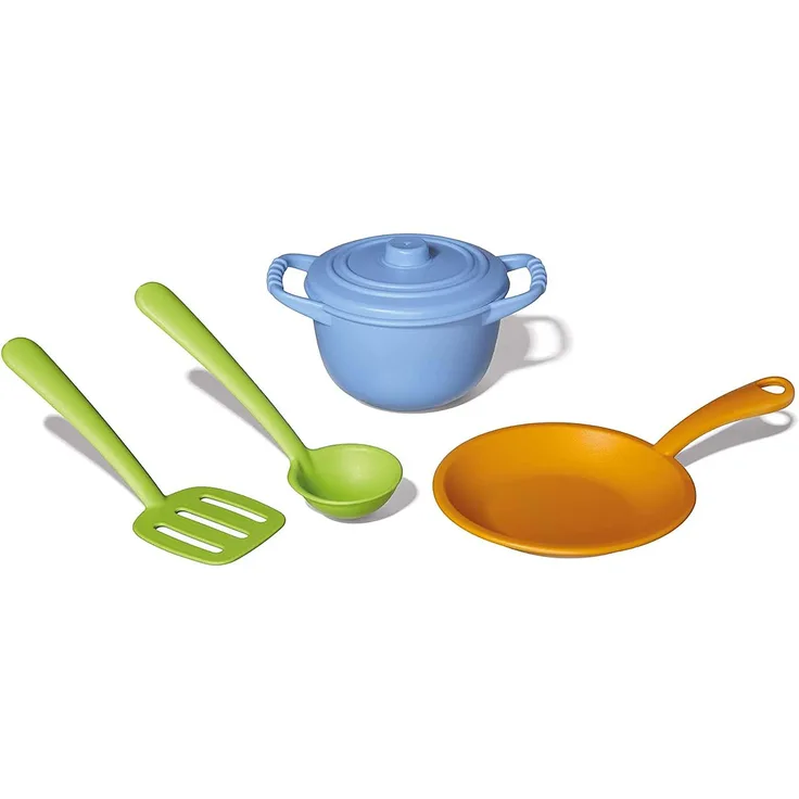 Neu Puppengeschirr Kochset von Green Toys