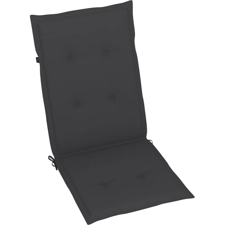 vidaXL Verstellbare Gartenstühle mit Auflagen 8 Stk. Massivholz Teak 3072541 – Bild 2