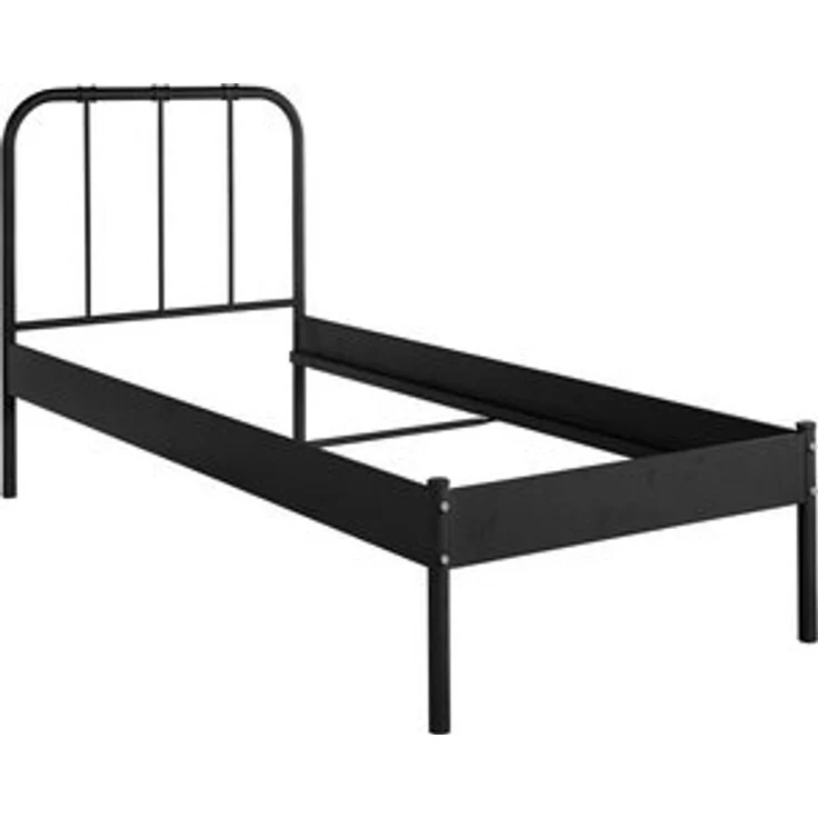 loft24 Bett Ariel, Industrial Design, Einzelbett, 90x200 cm, Metallbett – Bild 6