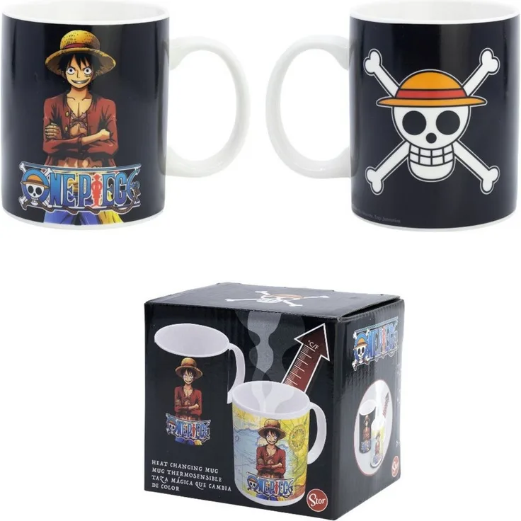 One Piece Anime Tasse Anime One Piece Ruffy magische Teetasse Tasse Kaffeetasse 325 ml, Keramik