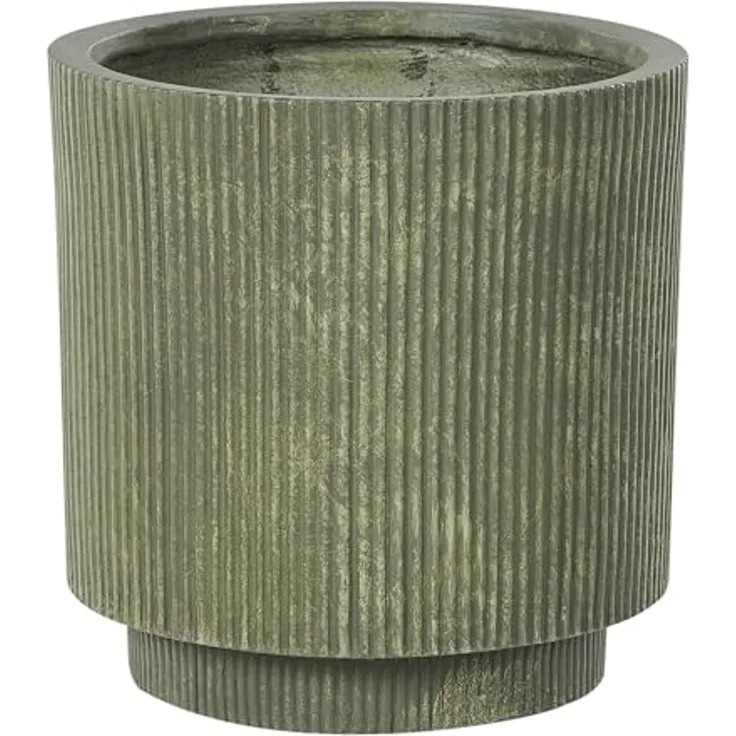 Blumentopf olivgrün rund 37 x 37 x 37 cm DARIA