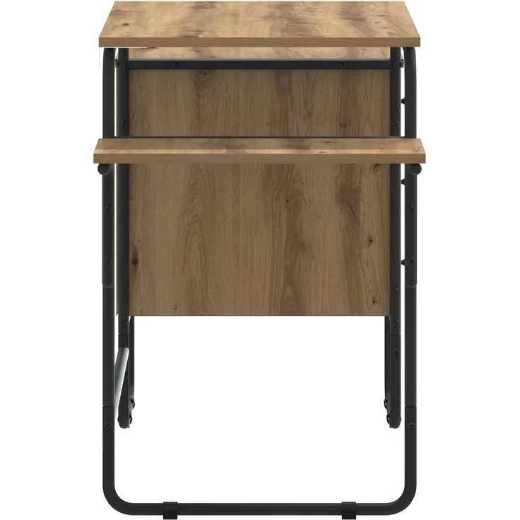 vidaXL Schreibtisch mit Stauraum Artisan-Eiche 120 x 50 x 75 cm 8008001 – Bild 5