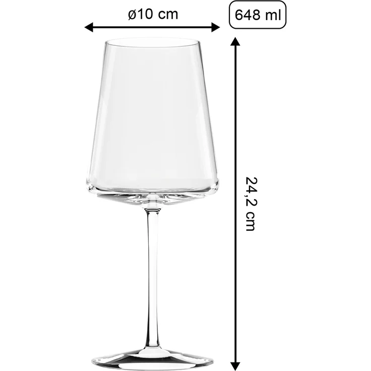 Stölzle Lausitz POWER Bordeauxglas 648 ml 6er Set – Bild 2