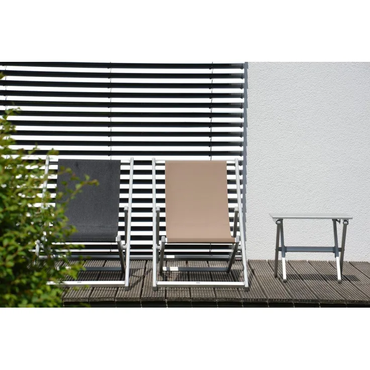 Liegestuhl Rimini Schwarz