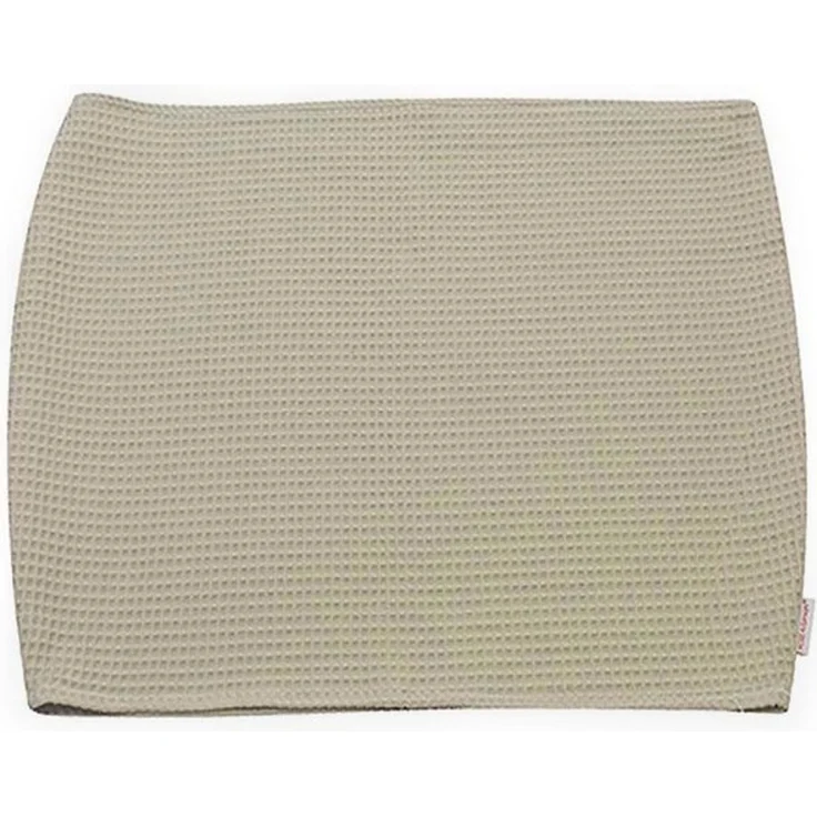 HOBEA-Germany Stillkissenbezug Baby Lagerungsbezug Waffelmuster taupe, 100% BIO Baumwolle – Bild 4