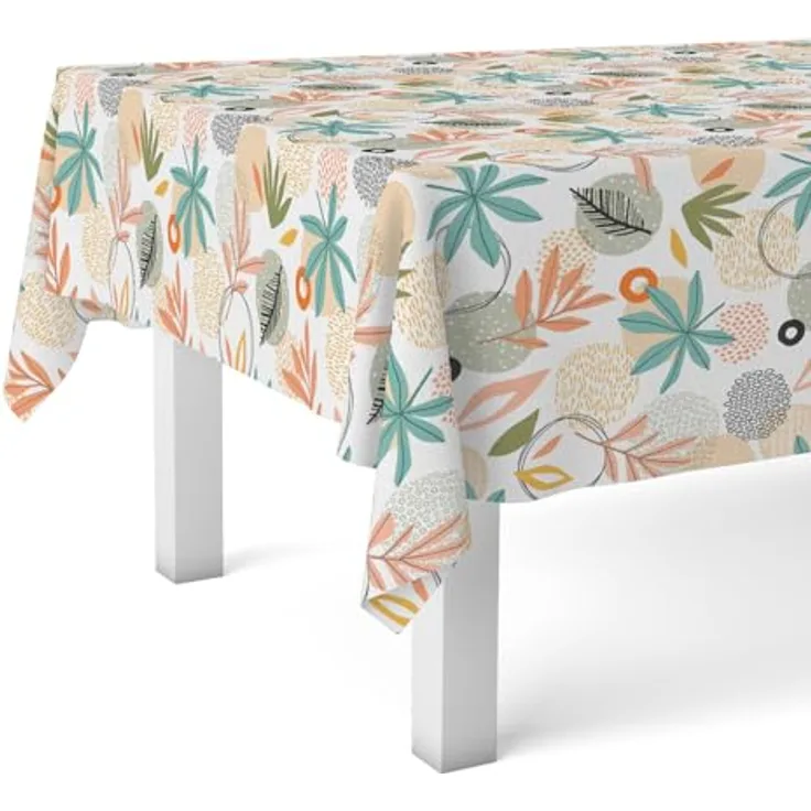 Martina Home Wachstuchtischdecke, Sella, Orange, 250 x 140 cm