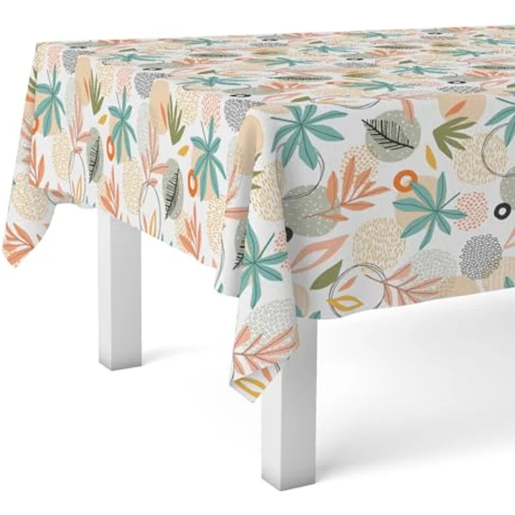 Martina Home Wachstuchtischdecke, Sella, Orange, 250 x 140 cm – Bild 1