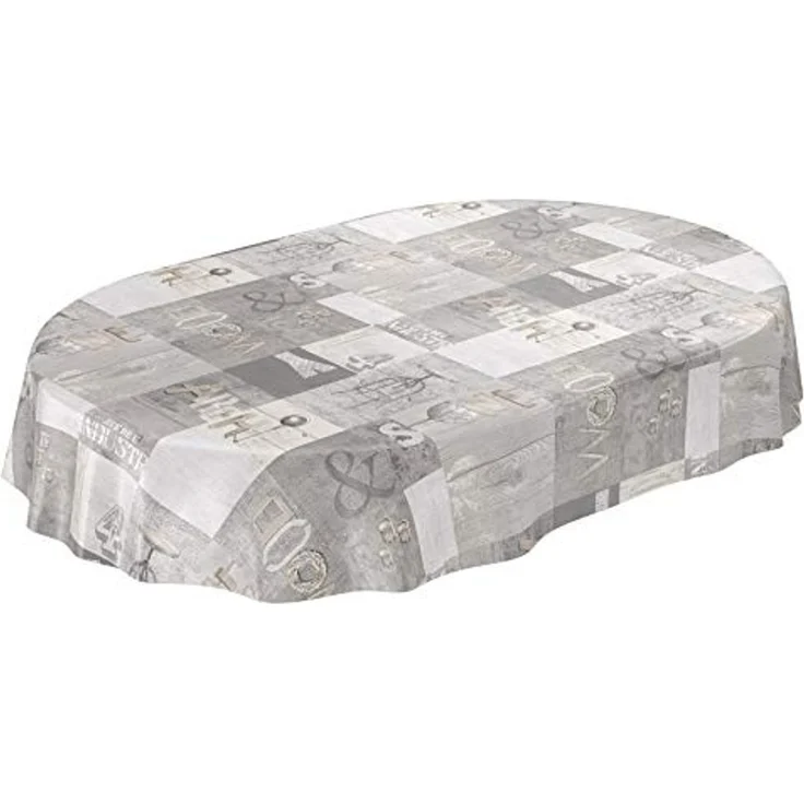 ANRO Tischdecke Wachstuchtischdecke abwaschbar auch für Garten (Einzelstück 1-tlg), Geprägt 140x100cm wasserabweisend mit Saum – Bild 5