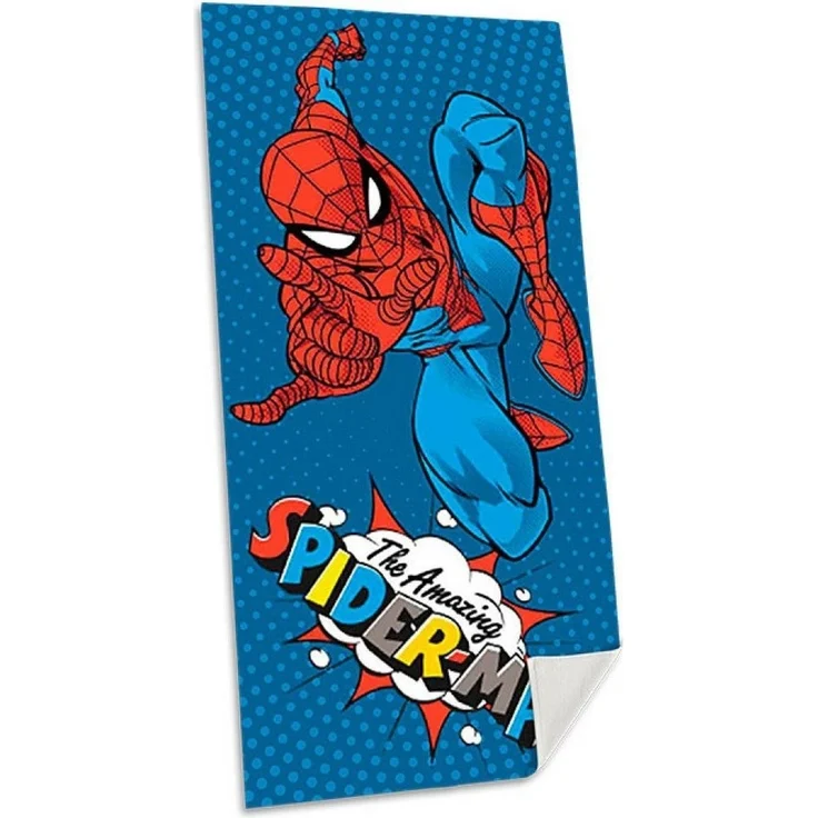 Spider-Man - Badetuch - blau/rot - ca. 70 x 140 cm – Bild 1