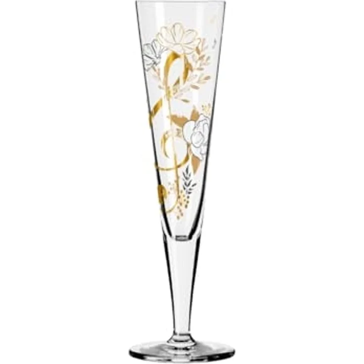 Ritzenhoff 1071045 Champagnerglas #45 GOLDNACHT Champus Melina Sparschu 2025 in Geschenkbox – Bild 1