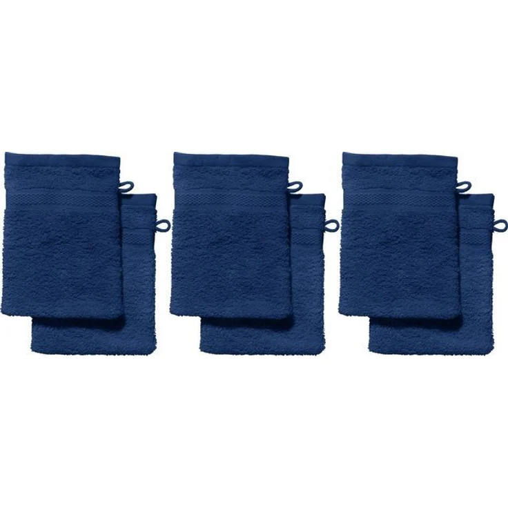 REDBEST Waschhandschuh Waschhandschuh "Chicago" 6er-Pack, Frottier, Walk-Frottier Uni – Bild 2