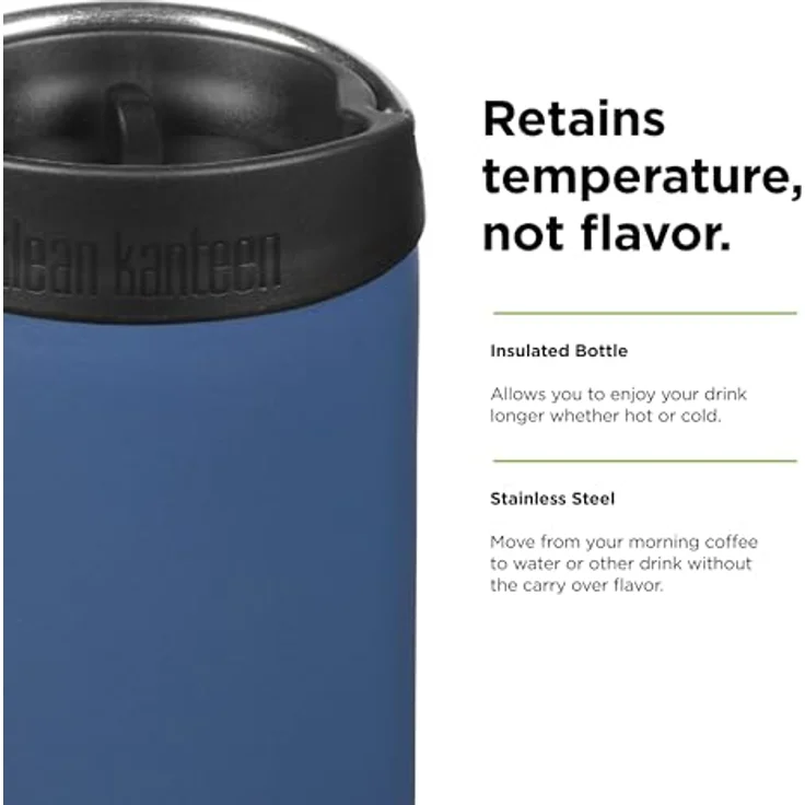 Klean Kanteen Tkwide Schlaufenkappe, Real Teal, Spülmaschinenfest, leicht zerlegbar, One Size – Bild 5