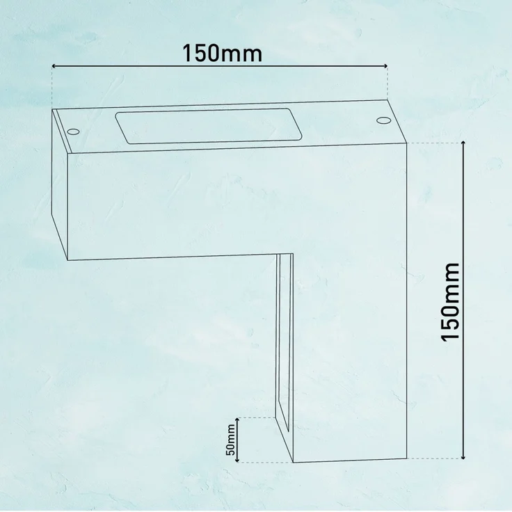 Außenwandleuchte LED Wandleuchte Außen Wandlampe Wandstrahler Anthrazit 1163197 – Bild 7