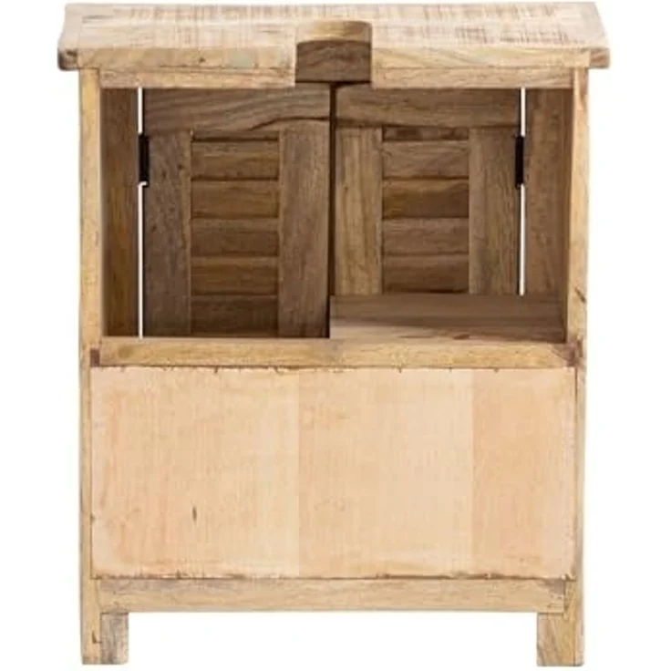 Massivholz Waschbeckenunterschrank Caribou, 52x60x30 cm, Ideal für jedes Bad – Bild 7