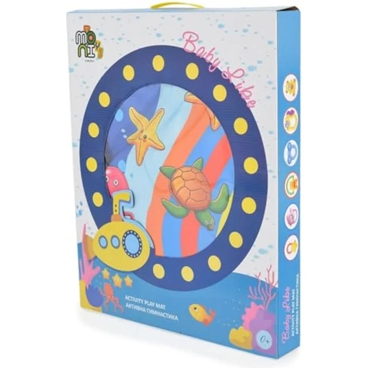 Moni Spielbogen Baby Like 143A, Unterwasserwelt, 5 Spielsachen, Wachstumsskala – Bild 7