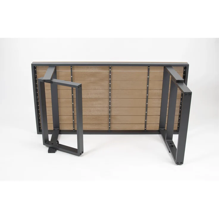 Piazza Gartenlounge Set, Aluminium, grau, für 6 Personen – Bild 6