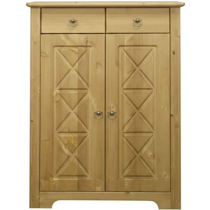 OTTO home Kommode Hugo (B/T/H: 74/38/100 cm), aus massiver Kiefer, Breite 74 cm, 2 Schubladen, FSC® zertifiziert – Bild 5