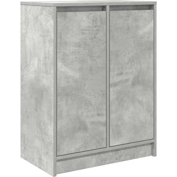 Sideboard, Kommode Betongrau 57x34x76 cm Holzwerkstoff