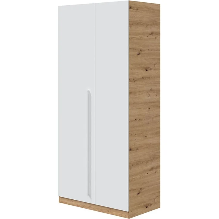 Jugendzimmer-Set >NOA< in Nodi-Eiche/Artik-Weiß - 196x77x92 (BxHxT) – Bild 10