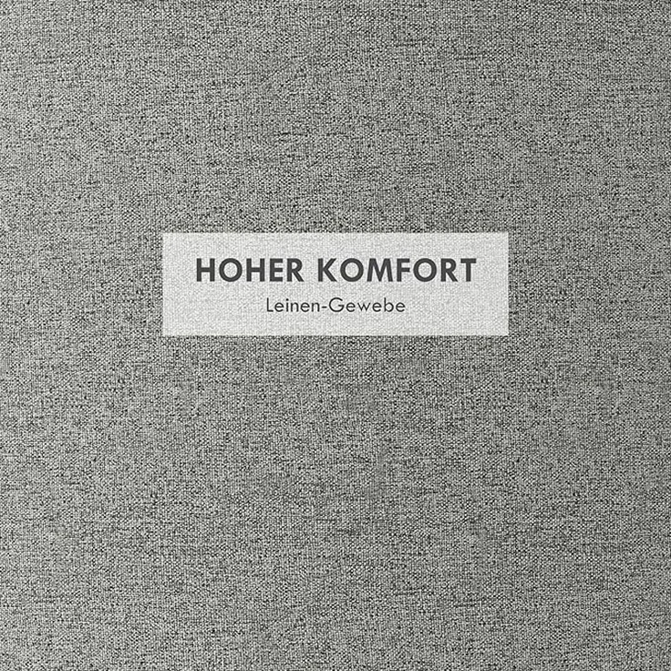 HOMCOM Sitzhocker mit Stauraum, Klappdeckel, Leinenoptik, Polsterhocker, Grau, 56 x 42 x 42 cm – Bild 9