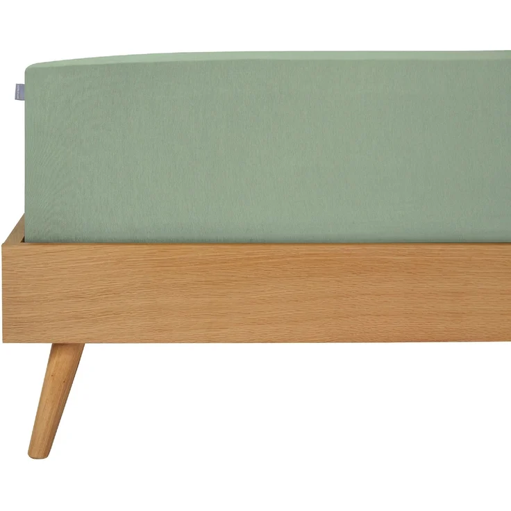 Schiesser Spannbettlaken Elli - 97/3 - 150 x 200 cm - Hellgrün – Bild 1