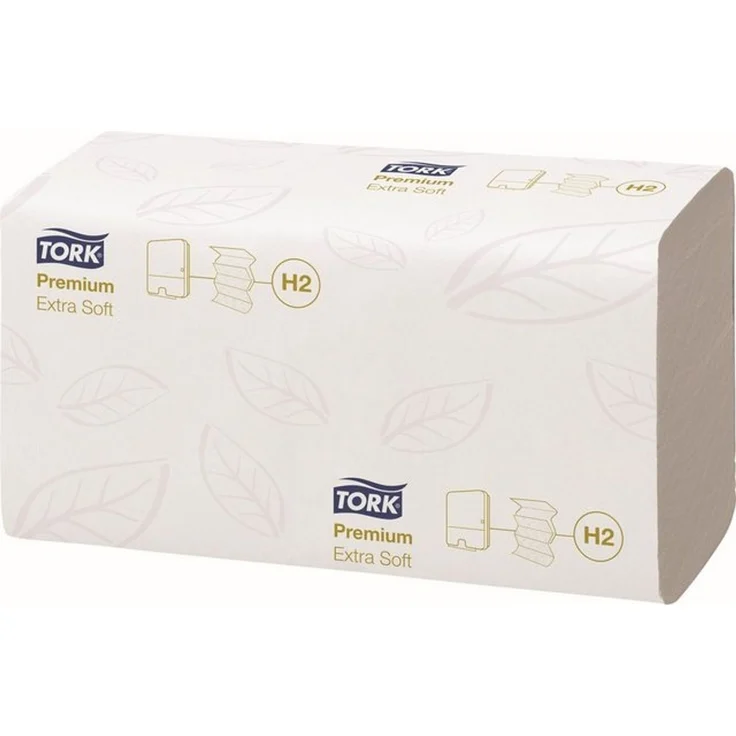 Tork Handtücher Premium Interfold extra weich 2-lagig weiß VE=21x100 S – Bild 2