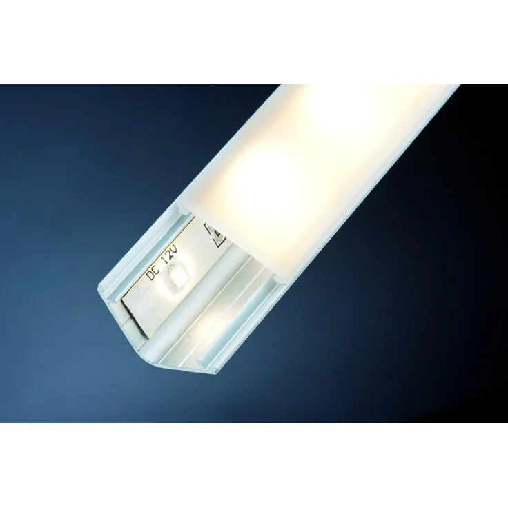 Paulmann No. 70261 Delta Profil mit Diffusor 2m Alu eloxiert Satin, Alu/Kunststoff – Bild 8
